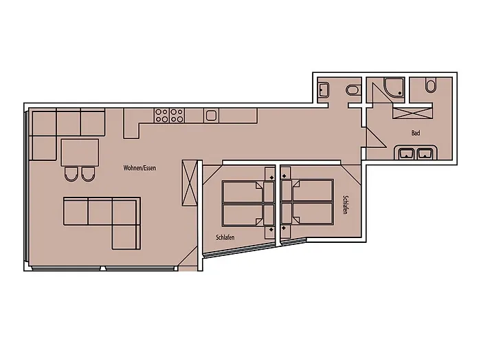 Kasperhof 1 - 5 Apartment